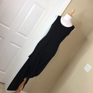 Paradise | Black High Low Sleeveless Maxi Dress M